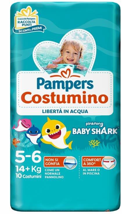 Pampers il Costumino Taglia 5-6 (14+ kg) 10 Pezzi-3