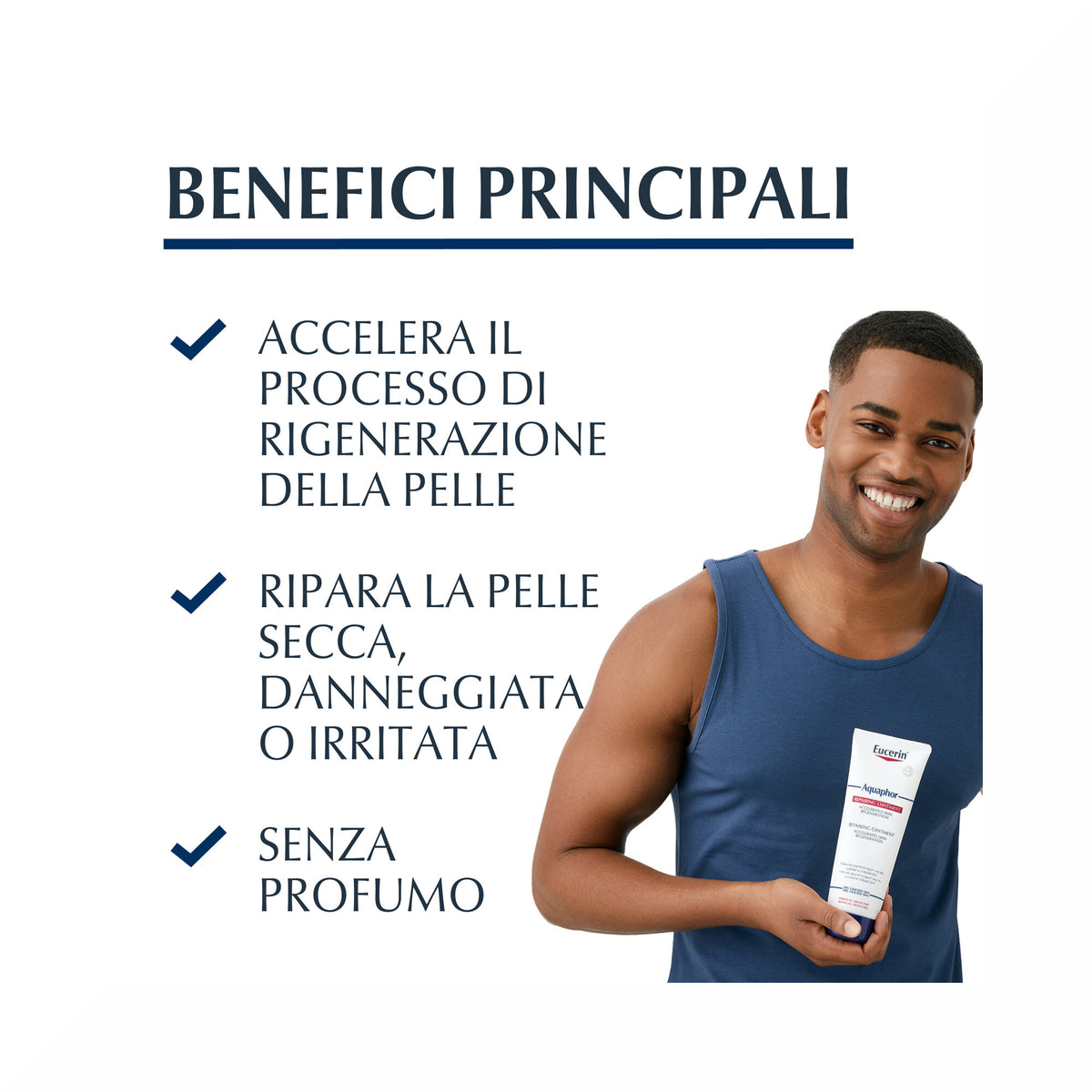 Eucerin Aquaphor Trattamento Riparatore per pelle secca e danneggiata 220ml-2
