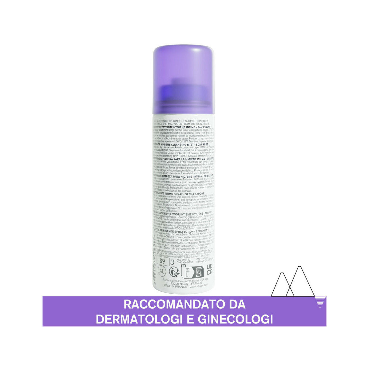 Uriage Gyn Phy Bruma Detergente Igiene Intima Spray 50ml-2