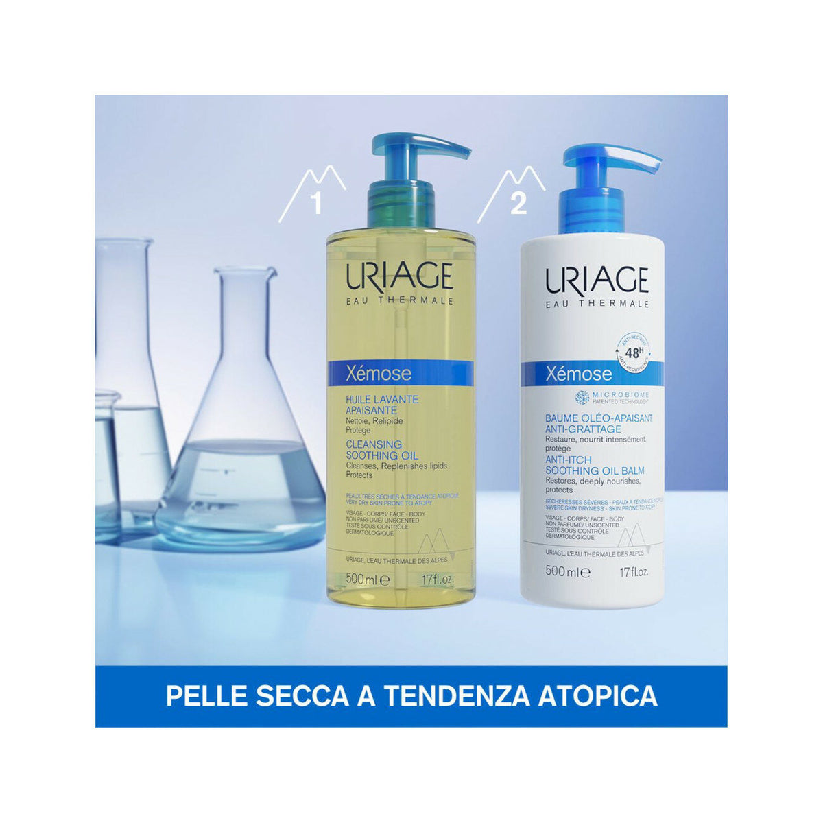 Uriage Xémose Balsamo-olio Lenitivo Anti-prurito 500ml-14