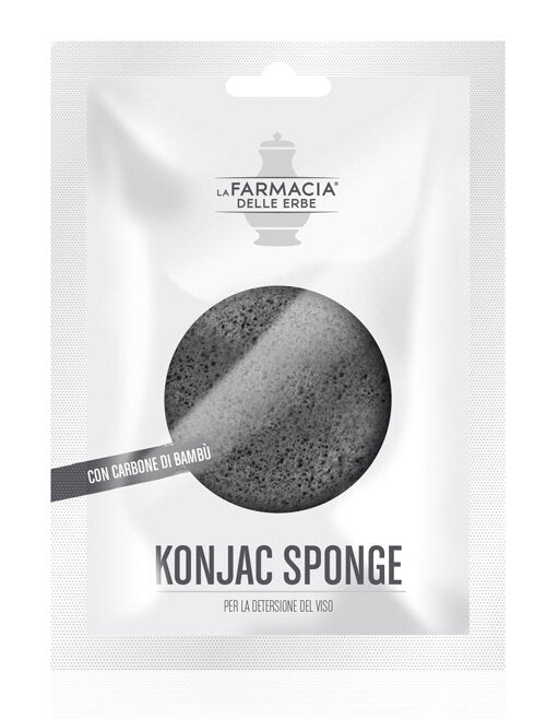 Farmacia Delle Erbe Spugna Konjac Con Carbone Di Bambù-2