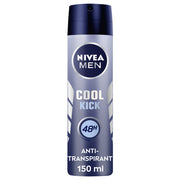 Nivea Men Cool Kick Spray 150ml Deodorante Uomo Antitraspirante Per 48 Ore Di Intensa Freschezza-2