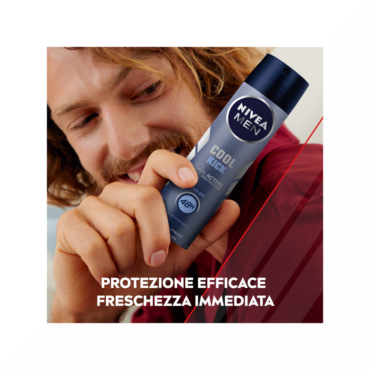 Nivea Men Cool Kick Spray 150ml Deodorante Uomo Antitraspirante Per 48 Ore Di Intensa Freschezza-4