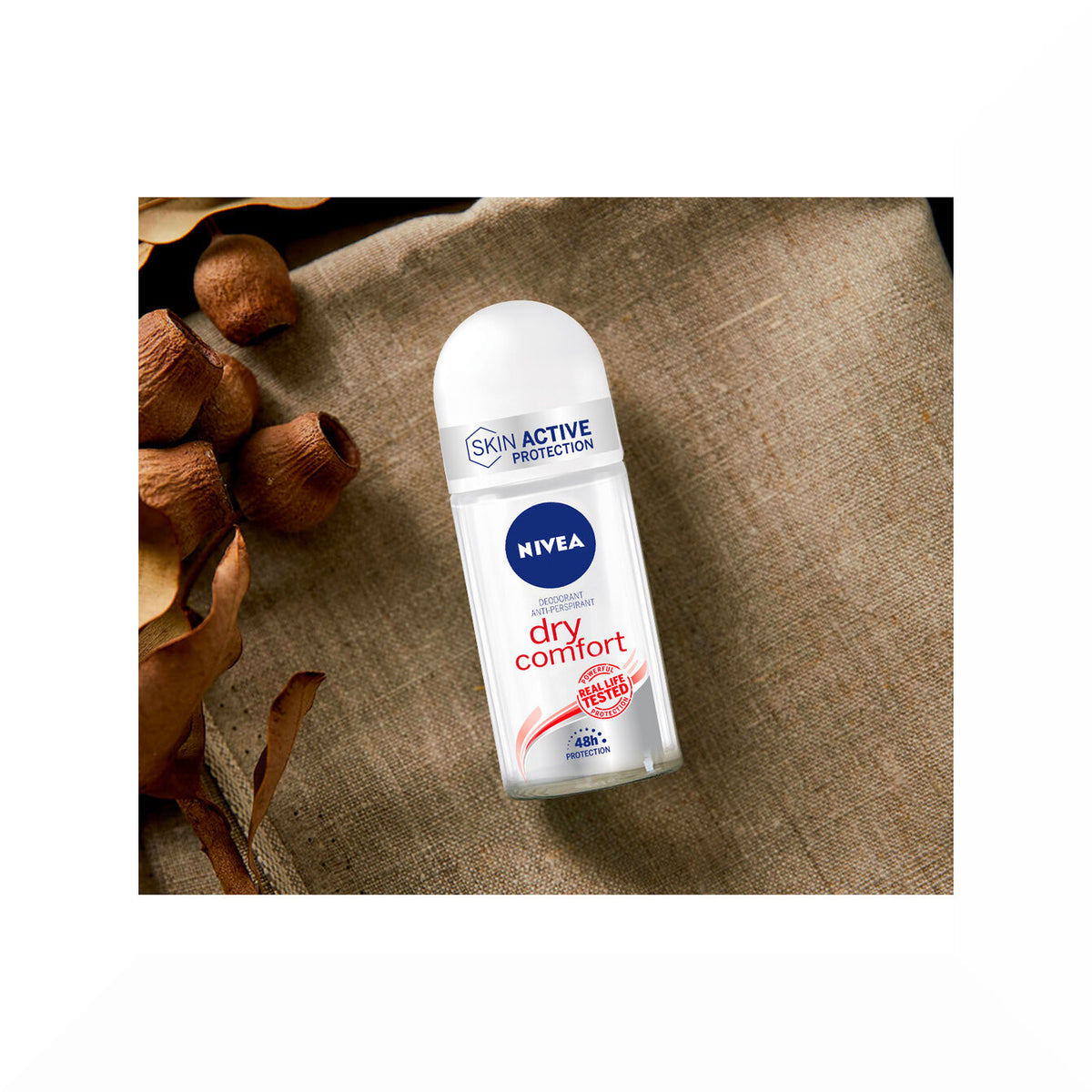 Nivea Dry Comfort Deodorante Roll on 50ml Antitraspirante 72h Con Formula Dual Active-5