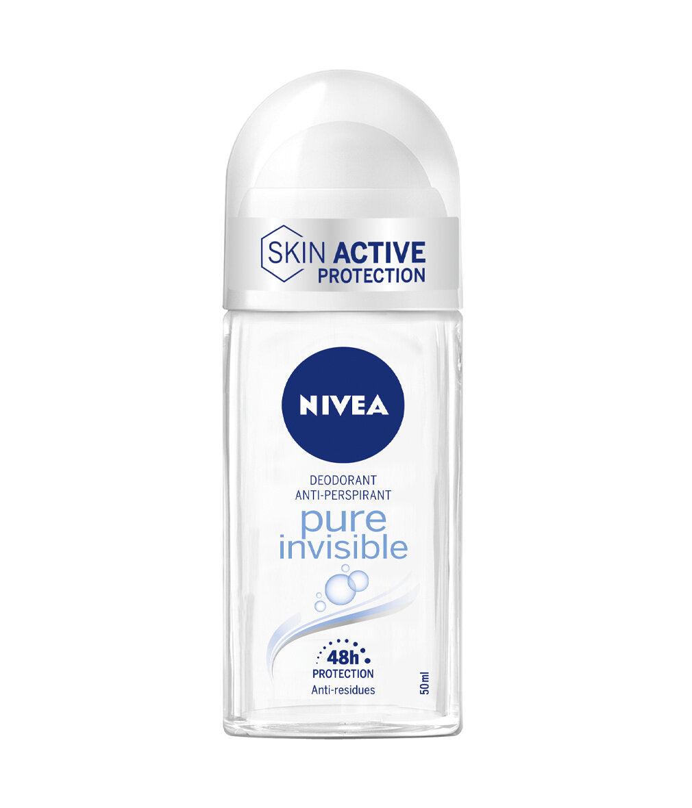 Nivea Pure Invisible Deodorante Roll on 50ml Antitraspirante Senza Residui Sui Tessuti-2