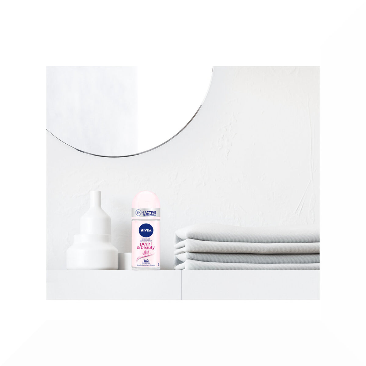 Nivea Pearl & Beauty Deodorante Roll On 50ml Donna Antitraspirante Per Una Pelle Morbida-4
