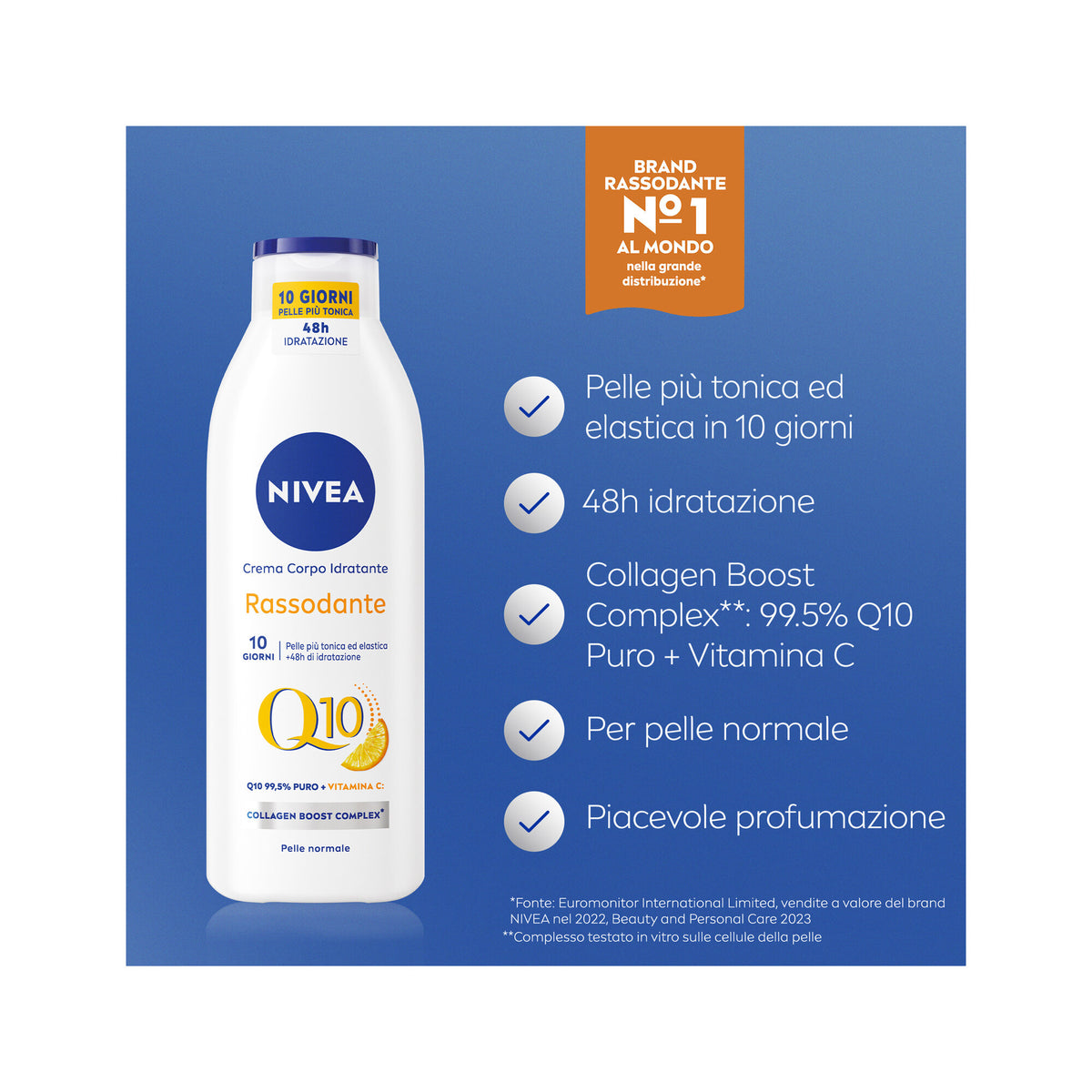 Nivea Q10 Crema Corpo Idratante Rassodante Corpo Pelle Secca 250ml-2