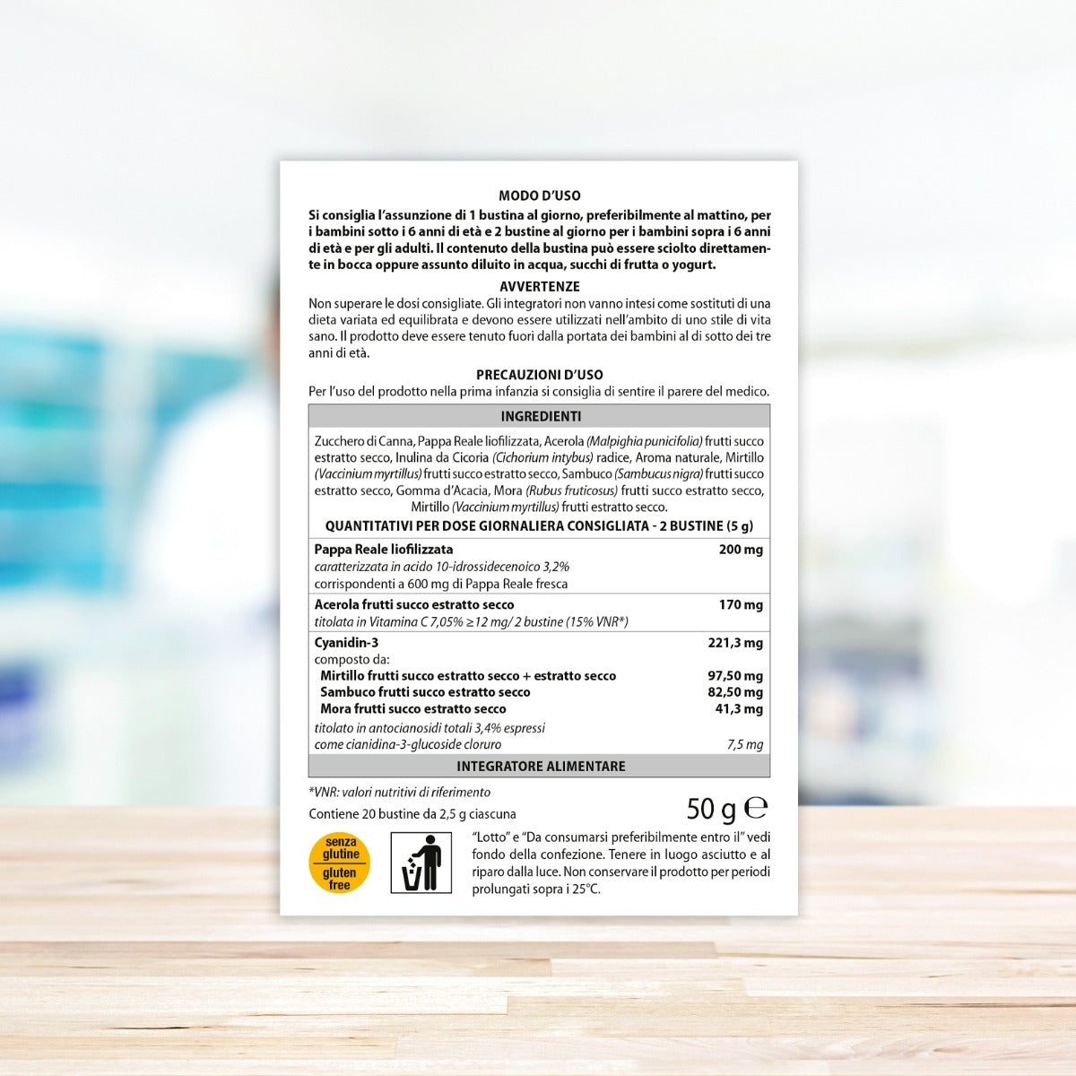 Aboca Natura Mix Advanced Sostegno 20 Bustine-4