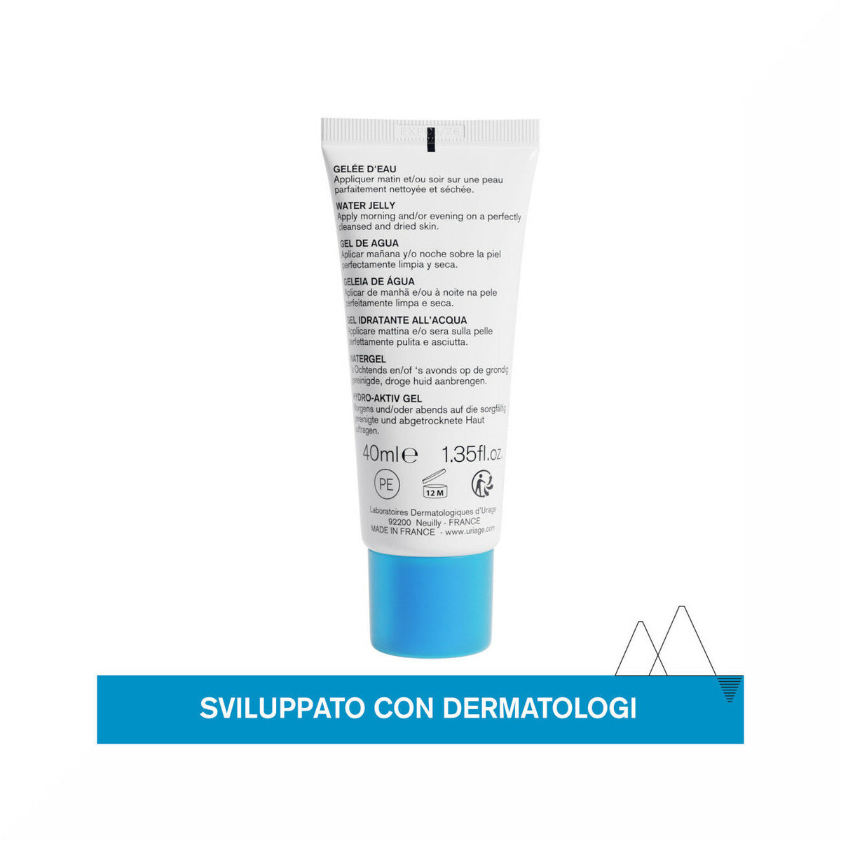 Uriage eau thermale gel idratante all’acqua pelle normale o mista 40ml-9