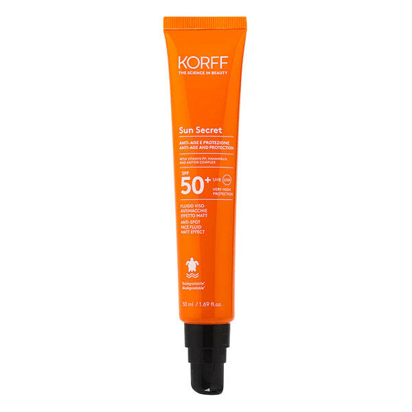 Korff Sun Secret Fluido Viso SPF50+ Antimacchie effetto Matt 50ml-1