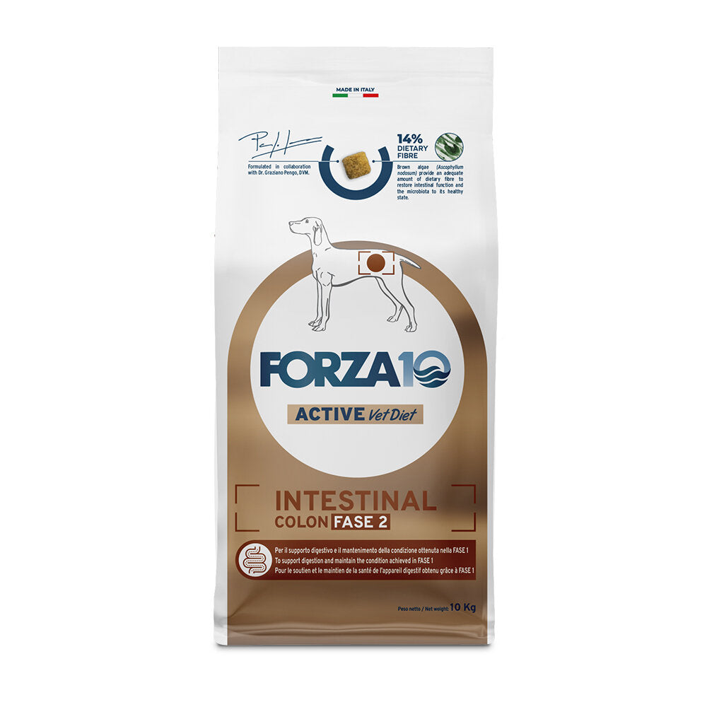 Forza10 Active Intestinal Colon Fase 2 Cibo Secco Cani Adulti Sacco 10kg-1