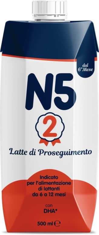 N5 2 Latte di Proseguimento Liquido 6-12 Mesi 500 ml-1