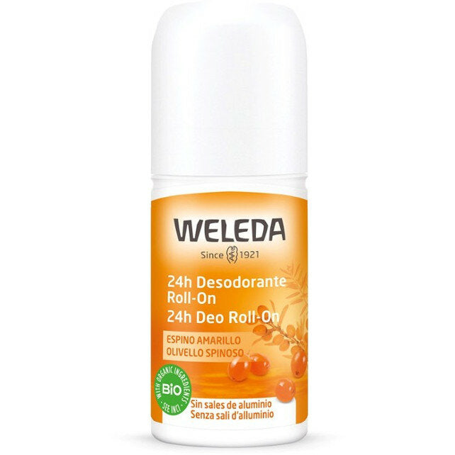 Weleda 24h Deodorante Roll-on all'Olivello Spinoso Bio 50ml-2