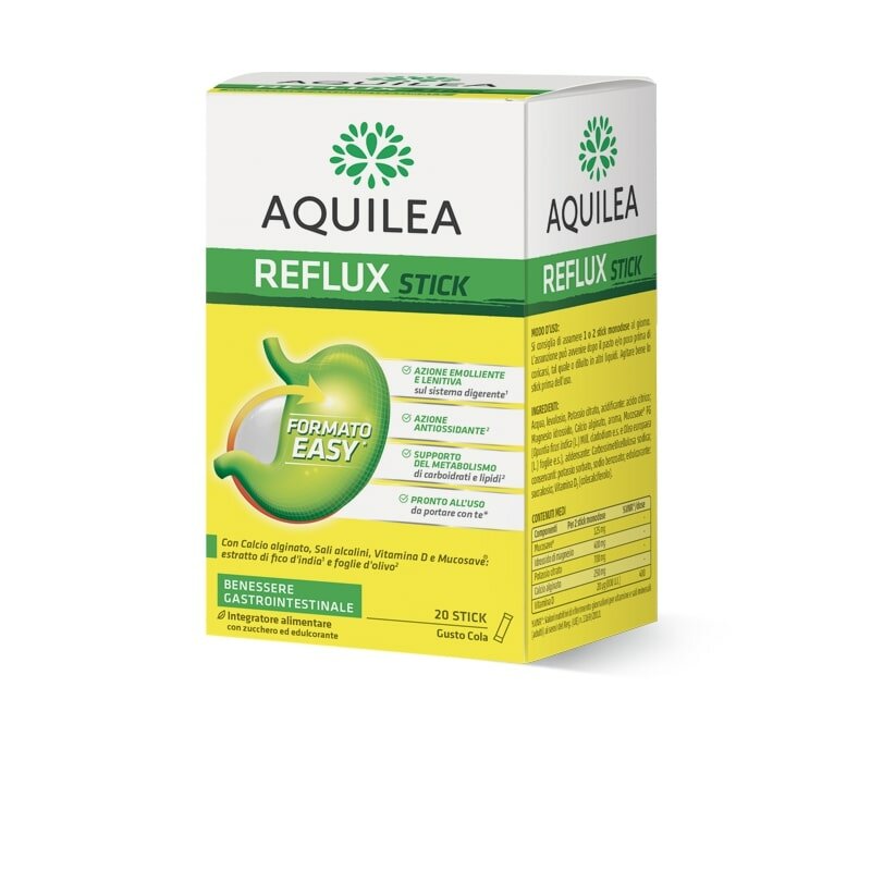 Aquilea Reflux  benessere gastrico 20 stick monodose-2