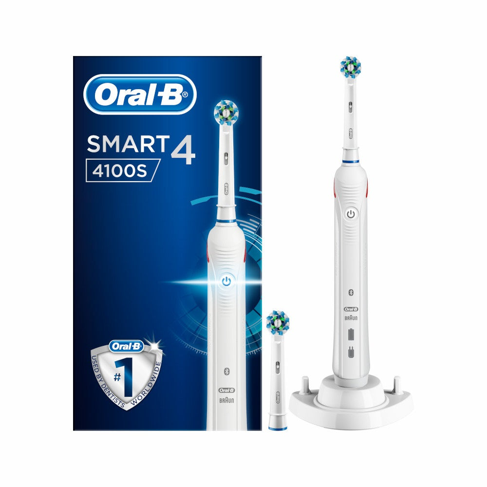 Oral-B Spazzolino Elettrico Ricaricabile Smart 4. 4100S Bianco-1