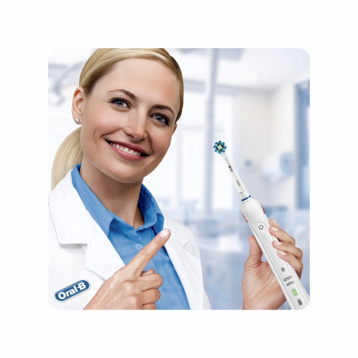 Oral-B Spazzolino Elettrico Ricaricabile Smart 4. 4100S Bianco-6