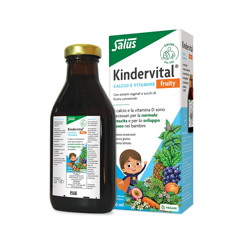 Salus Floradix Kindervital Fruity Formula integratore di vitamine e minerali per bambini 250ml-3