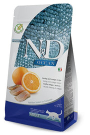 Farmina N&D Ocean Aringa E Arancia Gatti Adulti Sacco 1,5kg-2