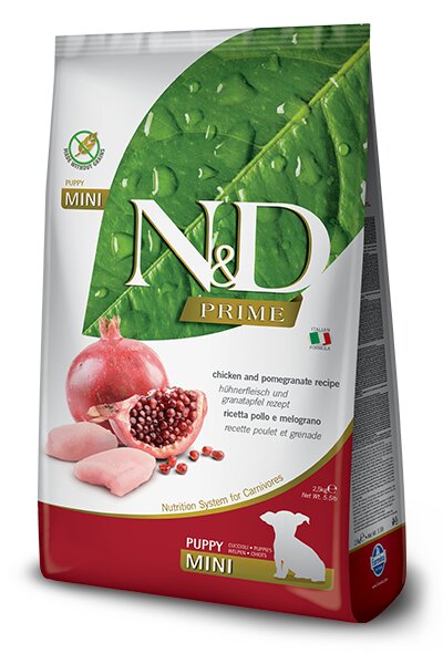 Farmina N&D Prime Pollo E Melograno Cani Cuccioli Taglia Mini Sacco 800g-2