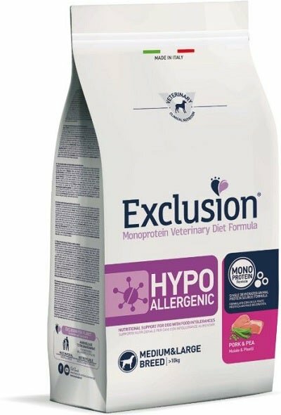 Exclusion Monoprotein Veterinary Diet Formula Hypoallergenic Porc/Pea Crocchette Con Maiale/Piselli-2