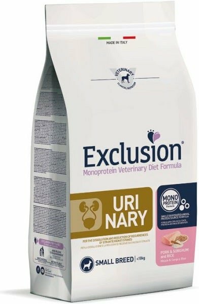Exclusion Monoprotein Veterinary Diet Formula Urinary Crocchette Con Maiale/Sorgo/Riso Per Cani Adul-2