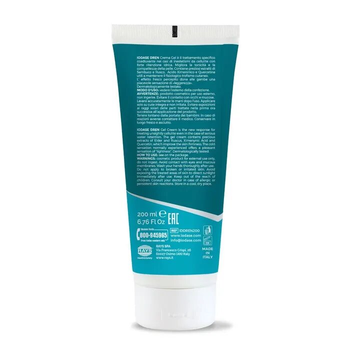 Iodase Dren trattamento cosmetico contro gli inestetismi da cellulite drenante e levigante 200ml-3