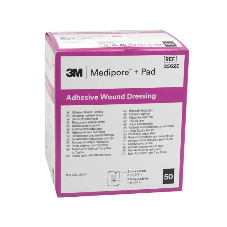 3M Medipore + PAD 5x7cm 50 Cerotti-1