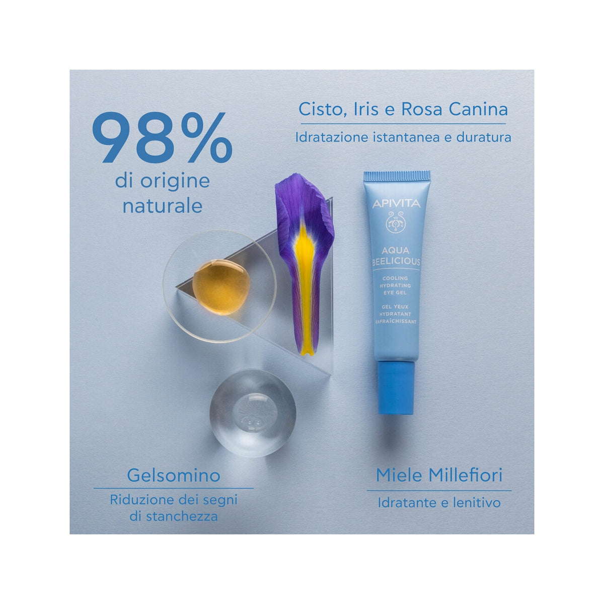 Apivita Gel Occhi Idratante Rinfrescante 15ml-3