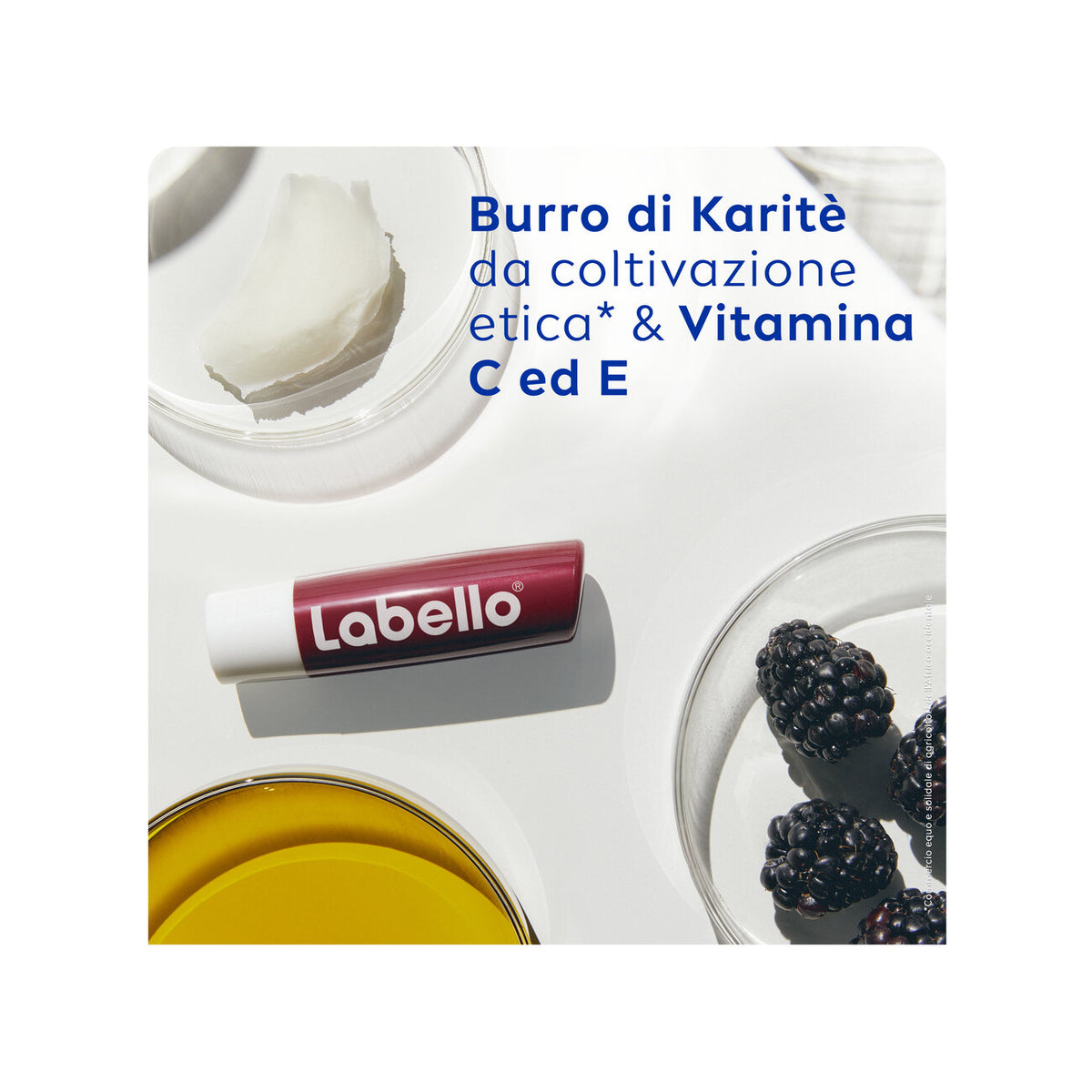 Labello Blackberry Shine Burrocacao Labbra Colorato E Idratante All'aroma Di Mora 4,8g-4