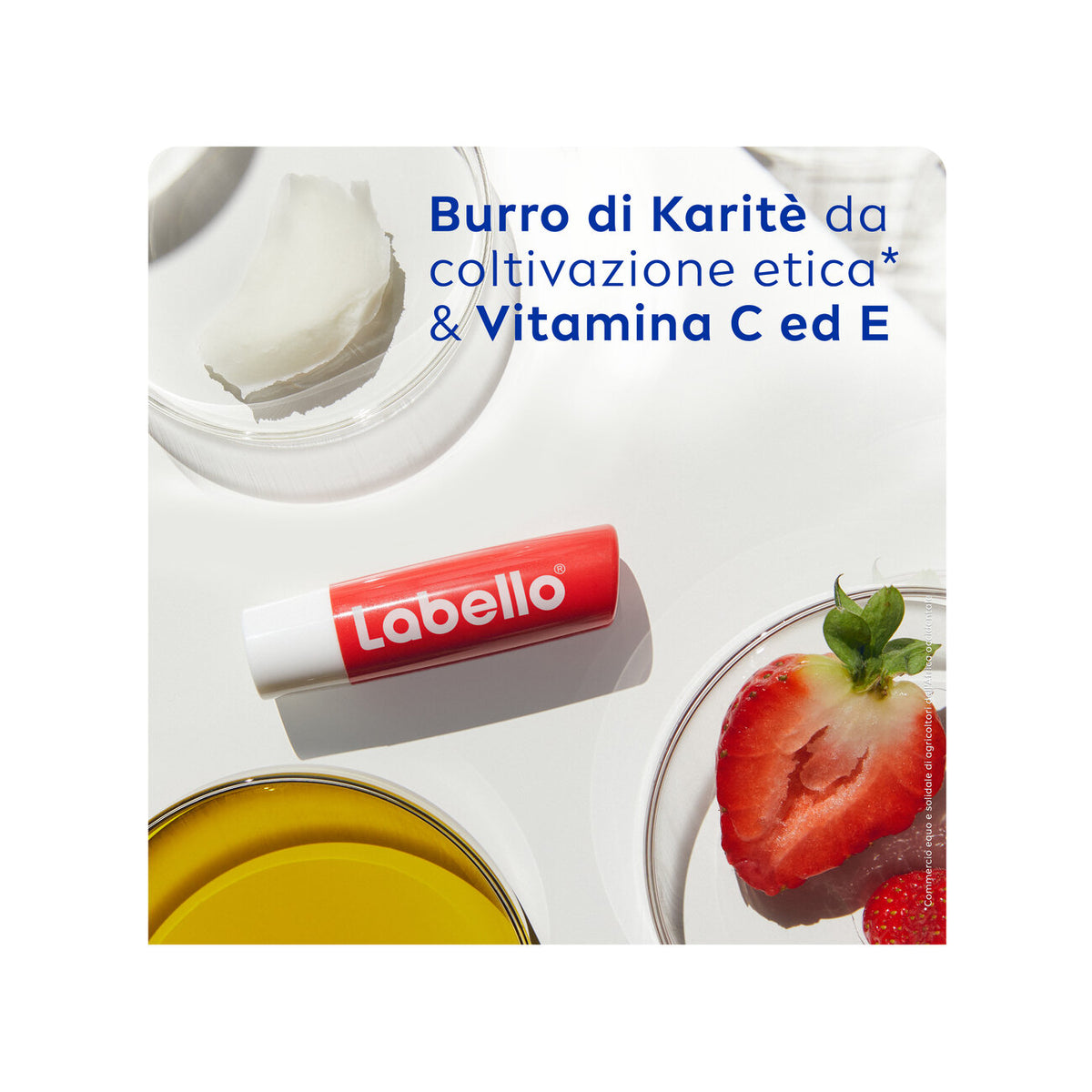 Labello Strawberry Shine Burrocacao Labbra Colorato E Idratante All'aroma Di Fragola 4,8g-4