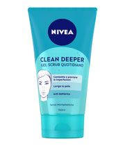 Nivea Clean Deeper Gel Scrub Viso Quotidiano 150 ml Esfoliante Viso Per La Cura Della Pelle Grassa-2