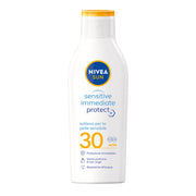Nivea Sun Latte Solare Sensitive Immediate Protect Fp30 200ml Crema Solare Per Pelli Sensibili-3