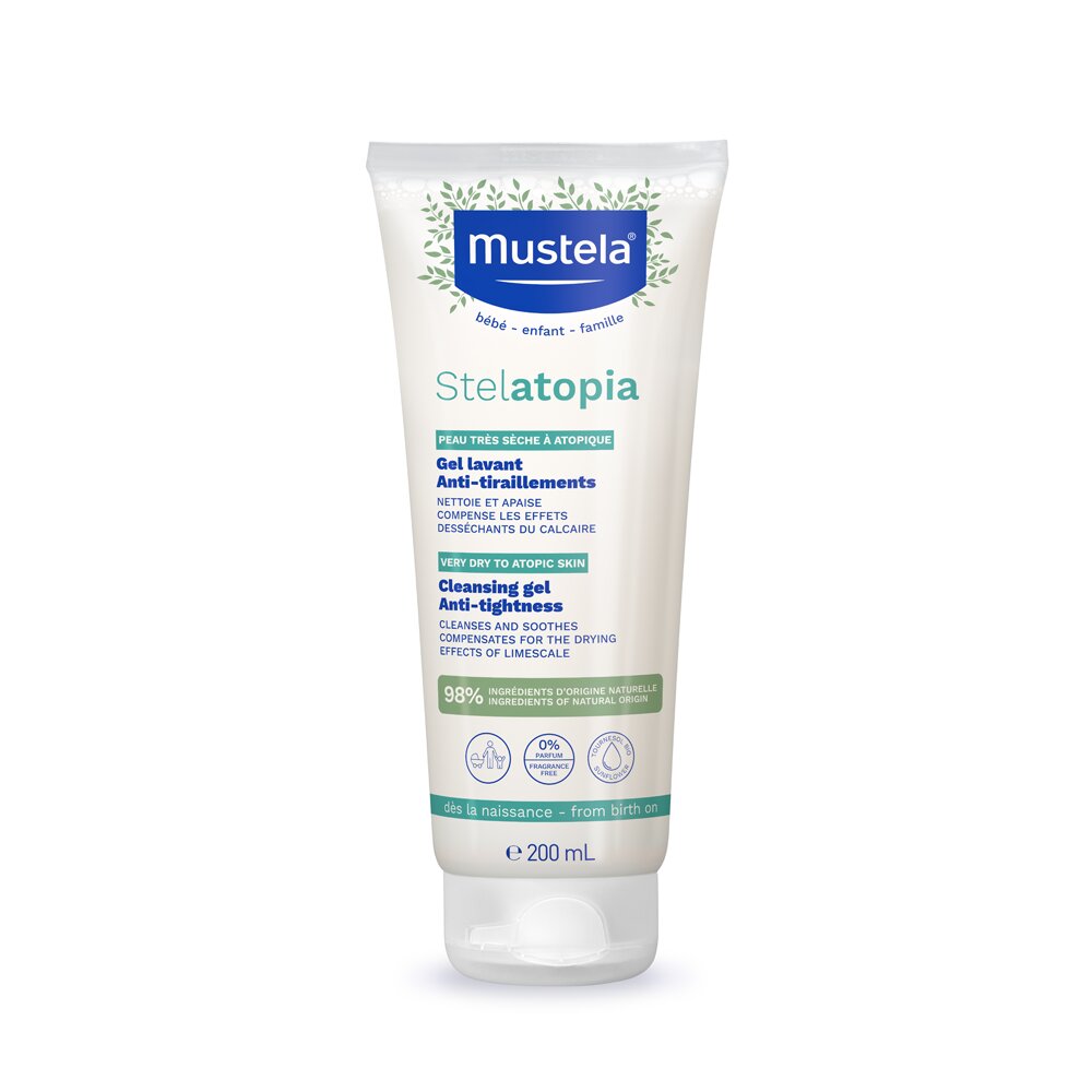Mustela Stelatopia Gel Detergente pelle a tendenza atopica 200ml-2