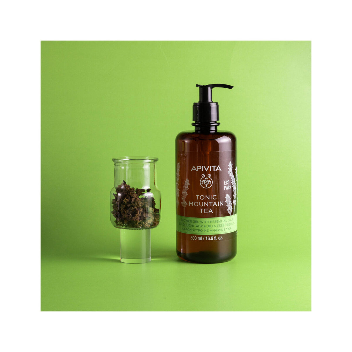 Apivita Tonic Mountain Tea Shower Gel gel doccia 500ml-6