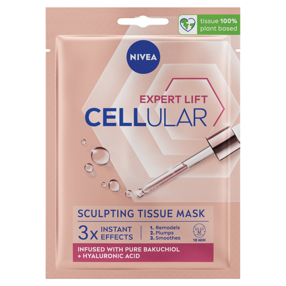 Nivea Cellular Expert Lift Maschera Viso Rimodellante 1 Pezzo Maschera Per La Cura Della Pelle-2