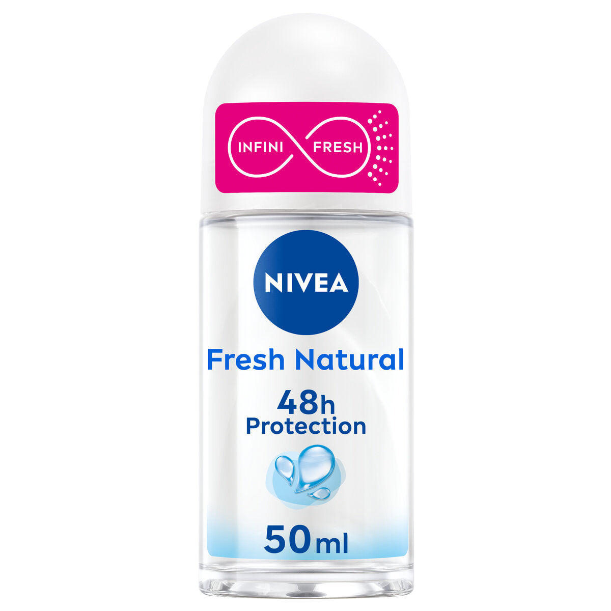 Nivea Fresh Natural Deodorante Roll On 50ml Antitraspirante Per Una Protezione 48h-1