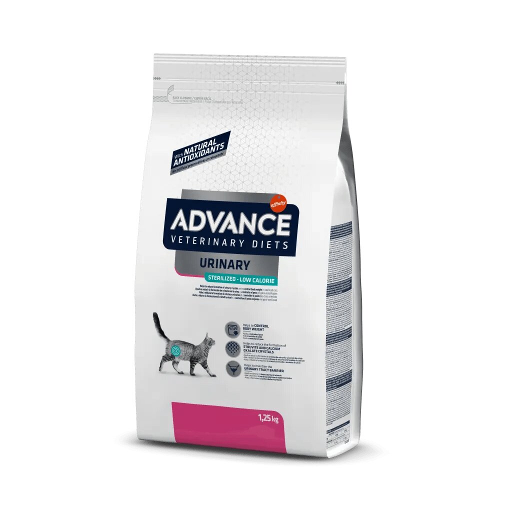 Advance Veterinary Diets Urinary Sterilized Low Calories Cibo per Gatti Sterilizzati 1,25kg-1