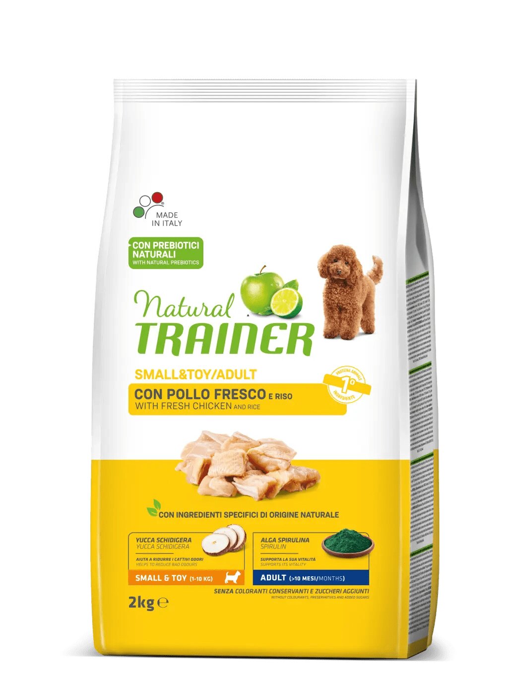 Natural Trainer Mantenimento Cibo Umido Per Cani Adulti Taglia Piccola 2kg-1