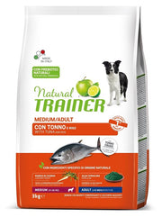 Natural Trainer Crocchette Tonno e Riso Cane Adult Medium 3Kg-2