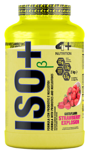 4+ Nutrition ISOβ+ Strawberry Explosion 2kg-2