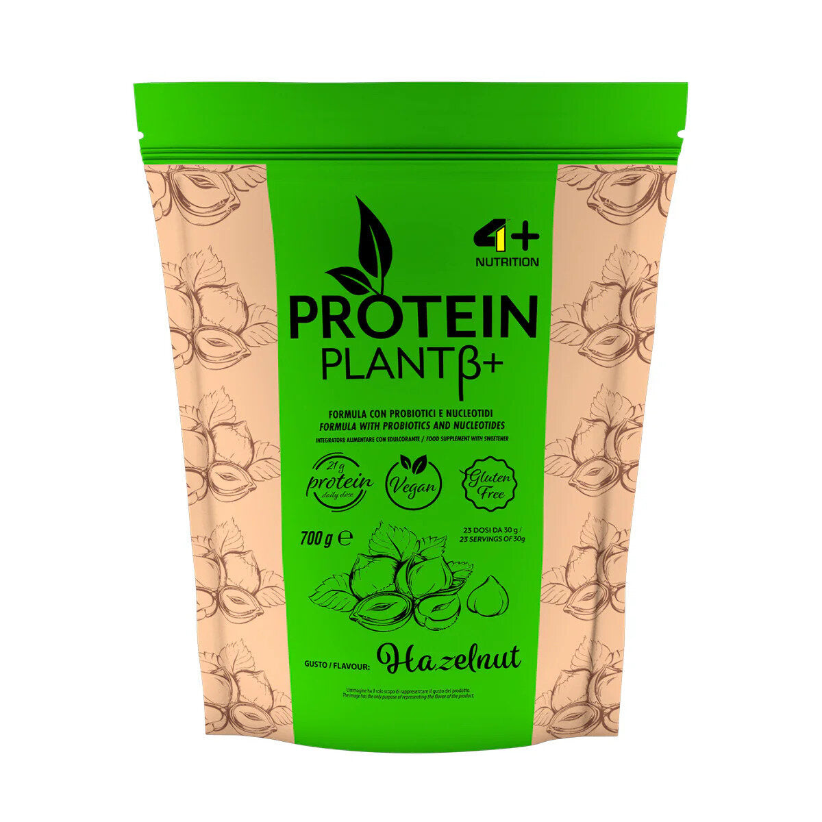 4+ Nutrition Protein Plant β+ Gusto Nocciola 700g-1