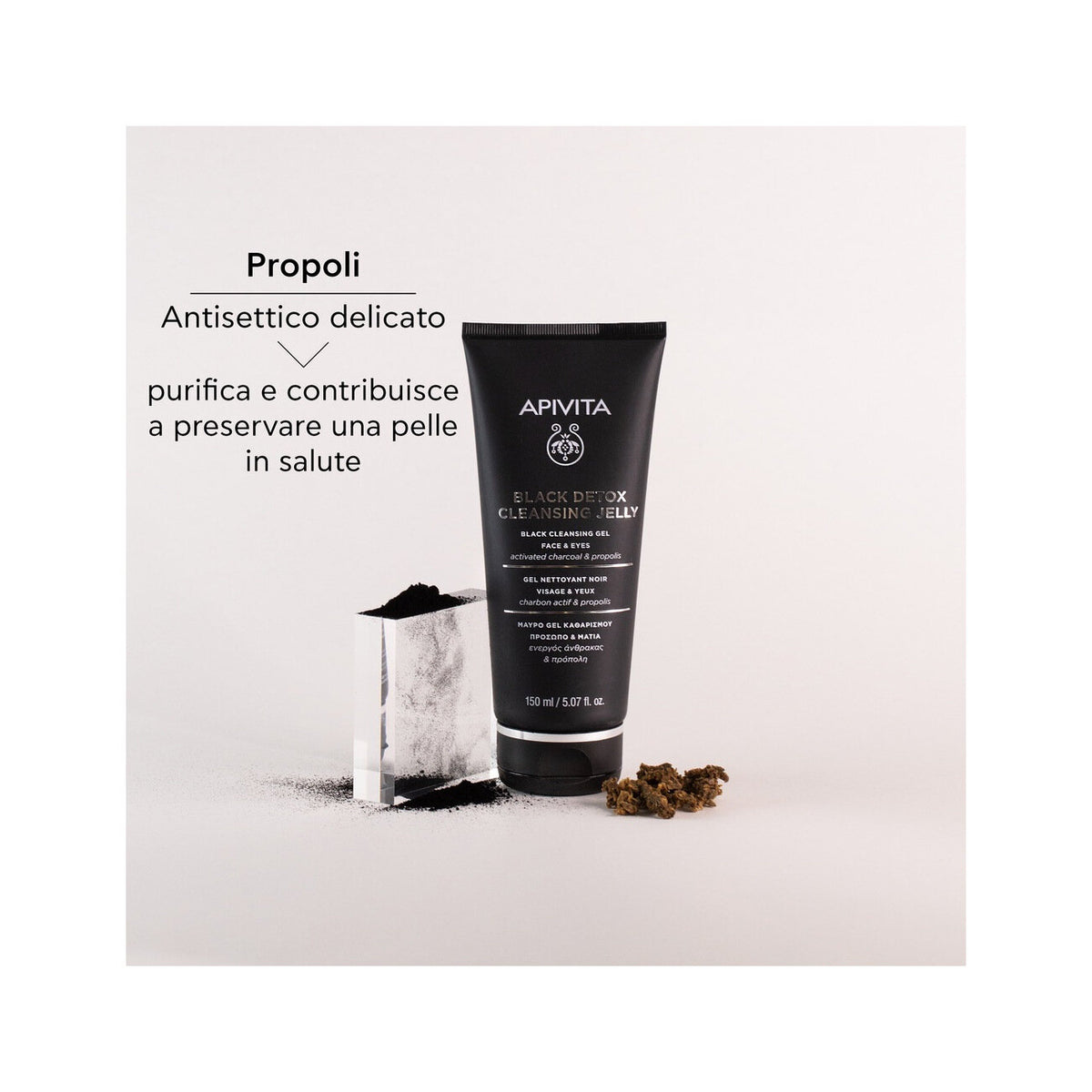 Apivita Gel Detergente Nero Viso/Occhi 150ml-5