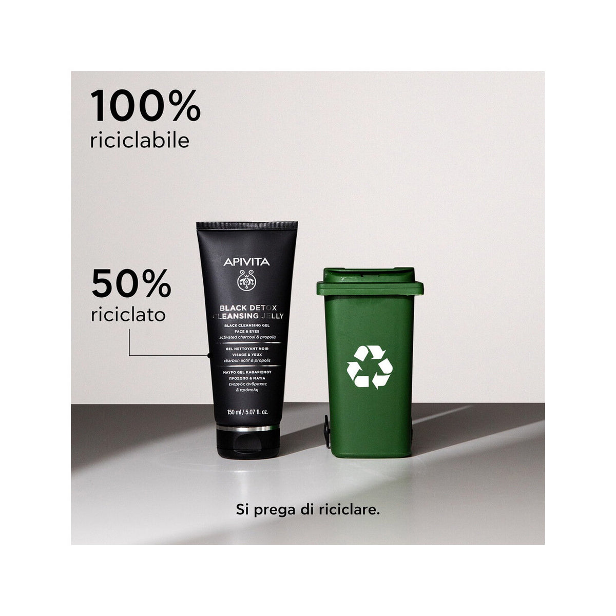 Apivita Gel Detergente Nero Viso/Occhi 150ml-7
