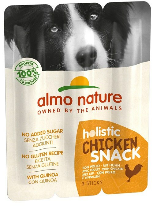 Almo Nature Holistic Snack Al Pollo Per Cani Adulti 3 Sticks Da 10g-2