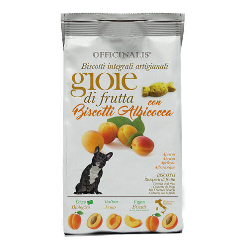 Officinalis Gioie di frutta Biscotti integrali Bio con Albicocca per cani 400g-2