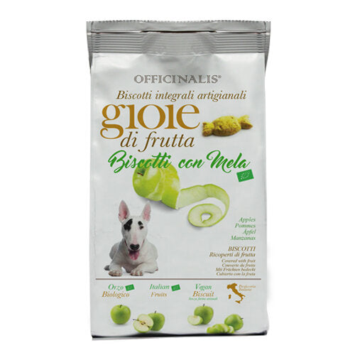 Officinalis Gioie di frutta Biscotti integrali Bio con Mela per cani 400g-2