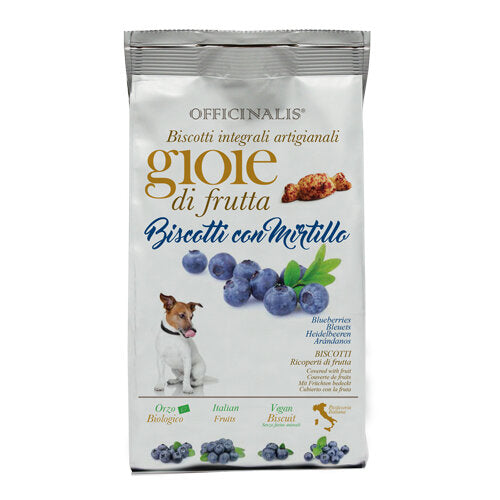 Officinalis Gioie di frutta Biscotti integrali Bio con Mirtillo per cani 400g-2