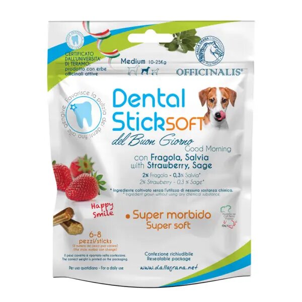 PuroNatura Dental Stick Soft Buongiorno Cani Taglia Mini 7 Pezzi-2