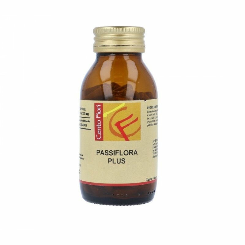 Cento Fiori Passiflora Plus per il rilassamento 100 capsule vegetali-1