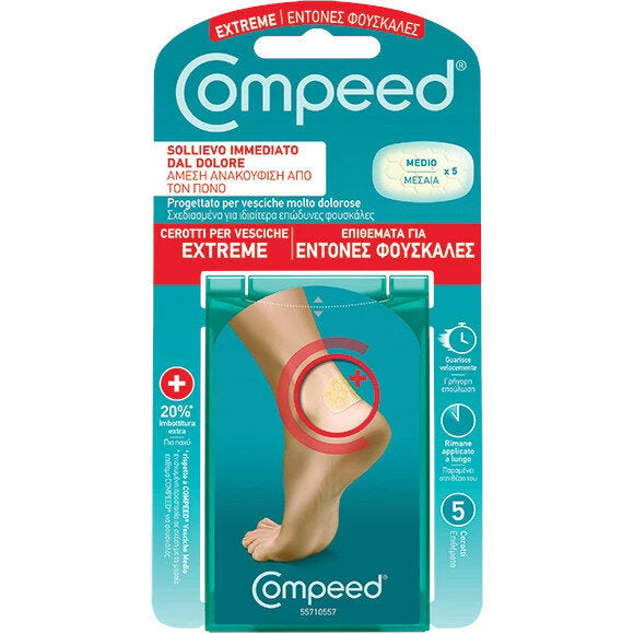 Compeed cerotti per vesciche extreme 5 pezzi-2